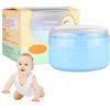 Generico Set Di Puff E Contenitore Per Talco Per Bambini Puff Per Talco Sciolto Per