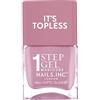 Nails Inc Topless Lily (rosa malva) - Smalto gel senza UV - manicure 1-step con ca. 8 giorni di durata - asciugatura rapida, vegano & 21-free - per adulti & bambini - senza base/top coat
