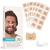 PBAFTY Cerotti Nasali Magnetici Antirussamento - Set da 30 Paia (60 Pezzi) Dilatatore Nasale Magnetico per Respirare Meglio, Sport e Sonno Profondo - Strisce Nasali Magnetiche Professionali