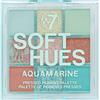 W7 Soft Hues Pressed Pigment Oogschaduw Palette - Acquamarina