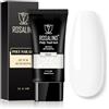 ROSALIND Poly Nail Gel Ricostruzione Unghie Bianco Gel Extension Unghie | 60ml Poligel per Nail Ispessimento Extension Enhancement