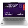 Lenovo IdeaPad Slim 5 Notebook 13.3" Snapdragon X2 Plus, 16GB RAM DDR5, 512GB SSD, Tastiera retroilluminata e chassis in alluminio, IPS, Laptop per Lavoro, Studio - Caricatore non incluso