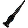 BDSMYEE Tappo anale extra lungo con ventosa, tappo anale XXL, dilatatore anale, espansore anale, giocattoli anali, giocattolo sessuale erotico per coppie, sesso estremo (Nero)