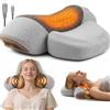 bergxperten Elitary Reset - Cuscino massaggiante cervicale 3 in 1 | 4 zone vibranti, angolo fisioterapico 26 gradi, cavo USB anti-surriscaldamento, autospegnimento 15 min