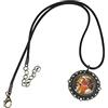 Handmade Collana con pendente cabochon quadro Alphonse Mucha