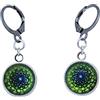 Handmade Orecchini pendenti con cabochon fantasia