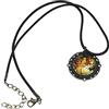 Handmade Collana con pendente cabochon quadro Alphonse Mucha