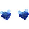 Generico Orecchini a lobo perline fuse Freccia (CL0156 - Azzurro e blu)