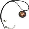 Handmade Collana con pendente cabochon quadro Alphonse Mucha