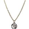 Handmade Collana color oro segno zodiacale