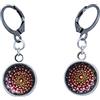 Handmade Orecchini pendenti con cabochon fantasia