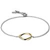 Fossil Bracciale con Targhetta da Donna, Acciaio Inossidabile