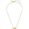 Purelei Collana Anxiety - impermeabile e regolabile | catena in acciaio inox con elementi Fidget mobili | placcatura in oro 14 K/18 K | essenziale per tutti i giorni, Eine Grösse, Acciaio inossidabile