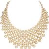 EVER FAITH Gold Chunky Choker da donna, alla moda, stile boho, vintage, per le vacanze, gioielli estivi