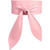 LumiSyne Cintura Obi Da Donna Cintura Cinch Larga Retrò Pelle PU Morbida Cintura Avvolgente Con Cravatta Nodo Cintura In Vita Cintura Corsetto Cintura Per Vestito Quotidiano Festa