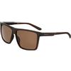 Dragon Alliance Dragon Sparrow - Occhiali da sole Lumalens da uomo, Marrone opaco con lente marrone Lumalens, Taglia unica