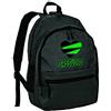 Tipolitografia Ghisleri Zaino ultras cuore stilizzato sassuolo tifosi calcio adulto bambino in nylon con tasche cerniera e spalline - prodotto personalizzato