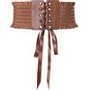 LumiSyne Stringata Corsetto Cintura Per Donna Cintura Larga Elasticizzata Design Bottoni a Pressione Moda Balze Elastica Cintura In Vita Vintage Cintura Cinch Per Vestito Soprabito Tutine