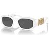 Versace 0VE4361 Occhiali da Sole, Bianco (White), 53 Unisex-Adulto