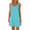 Generic Abito estivo da donna, casual, da spiaggia, bikini, abbigliamento da spiaggia, abiti corti per vacanze