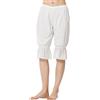 BEAUTELICATE Pantaloni Vittoriano Cotone Donne Mutande Sottoveste Bloomers Pizzo Vintage Gotico Culotte Lunga Avorio