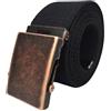 UPGRADE 3STYLE Cintura con fibbia scorrevole tipo militare (RAME VINTAGE)