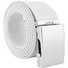 UPGRADE 3STYLE Cintura con fibbia scorrevole tipo militare (BIANCO BIANCO 1)