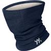 YANIKY Scaldacollo invernale, in morbido pile di lana modal, maschera antivento per uomo e donna, Blu navy, taglia unica