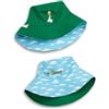 Vanilla Underground Cappello da Pescatore Reversibile da Uomo dei Simpson | Verde con Stampa di Homer e Nuvola Blu | Copricapo Classico dei Cartoni Animati | Accessorio Estivo Casual