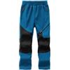 HFDWYJ Bambini Snow Ski Pants Hiking Ragazzi Ragazze Outdoor Impermeabile Windproof Fleece Caldo Snowboard Pant-Blue+Black-152-158