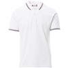 PAYPER Polo Unisex A Manica Corta A 3 Bottoni Bianchi France