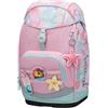 Baagl Zaino per la scuola di prima classe per bambini, Airy Plus, con sistema di schienale ergonomico e cintura rimovibile, ultraleggero per la scuola elementare, scuola folk, tramonto, 25 l, Designer