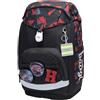 Baagl Zaino per la scuola di prima classe per bambini, Airy Plus, con sistema di schienale ergonomico e cintura rimovibile, ultraleggero per la scuola elementare, scuola folk, salvavita., 25 l