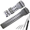 WRISTARMOR Cinturino di ricambio in resina orologio compatibile con Casio GD120 GA-100 GA-110 GA-700 Uomo Cinturino