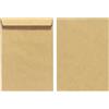 Herlitz-Buste con chiusura gommata, in carta riciclata, formato B5, 90 g/mq, colore: blu, a forma di angelo, confezione da 10, colore: marrone