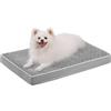 KSIIA Cuccia Cane Interno Piccolo Grande Ortopedico, Grigio, 58x43x7cm | Cuccia per cani ortopedica in pile olandese, letto per cani sfoderabile e lavabile, cuscino cane impermeabile