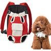 Generic Cat Backpack Carrier, Carrier per zaino per animali domestici - Sacca da viaggio per gambe regolabili per gatto | Accessori per cuccioli portatili per piccoli cani medium, forniture per animali domest