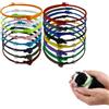 BIVYAX 16 Collarini Cuccioli Appena Nati, Collare per Cucciolo Regolabile Morbido Set Identificazione con Cinghie Elastiche Fascia per Neonati Gattini Cani di Piccola Taglia
