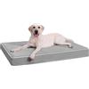 KSIIA Cuccia Cane Interno Taglia Grande Ortopedico, Grigio, 119x73x9cm | Cuccia per cani ortopedica in pile olandese, letto per cani sfoderabile e lavabile, cuscino cane impermeabile