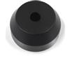 sdroceRyaM 45 RPM Record Adapter for 7 Inch Vinyl Record Players Turntables 45 Adapter for Turntables Manufactured from Aluminum(Black) (elliptical)