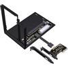 JMT ADT-K993G-BK7 Adattatore dock esterno PCIE 5.0 X4/M.2 NVMe a OCuLink SFF-8611, compatibile con scheda madre NUC STX ITX Mini PC (K993G-BK7-R29Q-50cm)