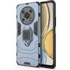 HONLEN Custodia Compatibile con HONOR Magic4 Lite 5G Case, (6.81 Inches) [Antiurto][Antiscivolo] con Supporto in Metallo Rotante a 360° Armatura Protezione Cover