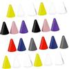 BRIGHTFUFU 45 pezzi Copertura in Silicone per Punte Stylus Pen Compatibile con Apple Pencil Protezione Premium Facile Installare Varie Colorazioni Nero Rosso Blu Scuro Rosa Trasparente