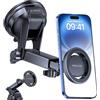 Miracase Magsafe - Supporto per cellulare da auto, girevole a 360°, per cruscotto, parabrezza, altoparlanti, per iPhone Galaxy e tutti gli smartphone