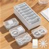 Keqeeo 7 custodie per cavi con cinghie per cavi ed etichette adesive, organizer da viaggio per cavi di ricarica, cavi USB, auricolari, organizer per cassetti per casa e ufficio (7 custodie + 7 cinghie per
