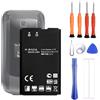 VUXYIT LGIP-531A - Batteria di ricambio compatibile con LGIP-531A LG Envoy 2, Envoy 3/T-Mobile B450, con kit di attrezzi di riparazione