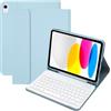 WENMILY Cover con Tastiera Bluetooth per iPad 10ª/11ª/Generazione 10,9 (2022/2025)