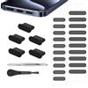 KkvoGmle Set di pulizia per cellulare, 9 pezzi, protezione antipolvere USB C, tappo