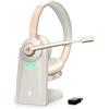 Vonztek Cuffie wireless, Bluetooth con microfono, cancellazione del rumore/dock di ricarica, cuffie wireless con microfono mute e dongle USB per computer, telefono, lavoro, ufficio, chiamate, riunioni