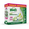 Winni's - Pastiglie per Lavastoviglie, 180 Tabs, Detersivo Multiazione Detergente, Sgrassante, Antiodore e Brillantante, Fragranza di Limone, con Materie Prime di Origine Vegetale, Confezione da 12